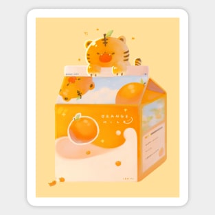 Orange Juice Magnet